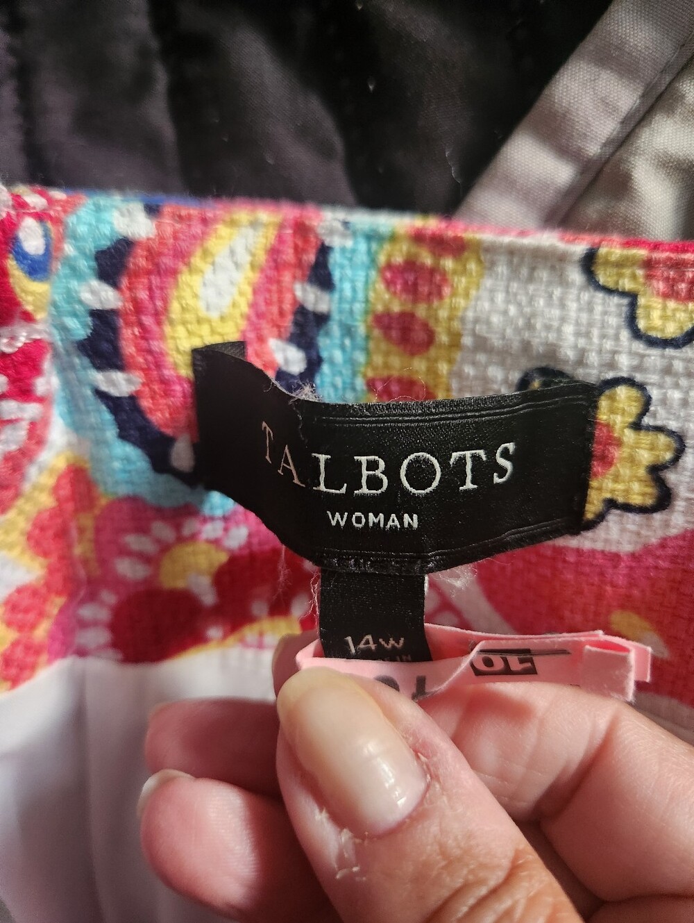 Talbots Paisley Print Pencil Skirt - Picture 7 of 8